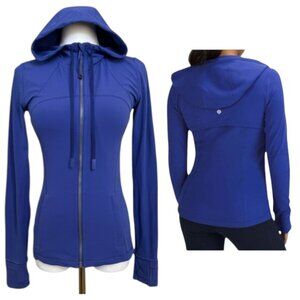 Lululemon Hooded Define Jacket Blue Nulu Full Zip 4